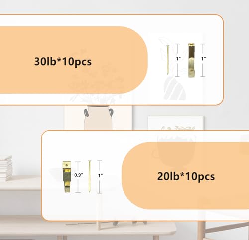 Image of Upgraded Picture Hanging Tool with 20 Sets of Hooks, All in One Picture Hanging Level, Portable Picture Leveling and Picture Hanging Kit, Picture Hanging Level for Hang Pictures, Mirrors, TVs