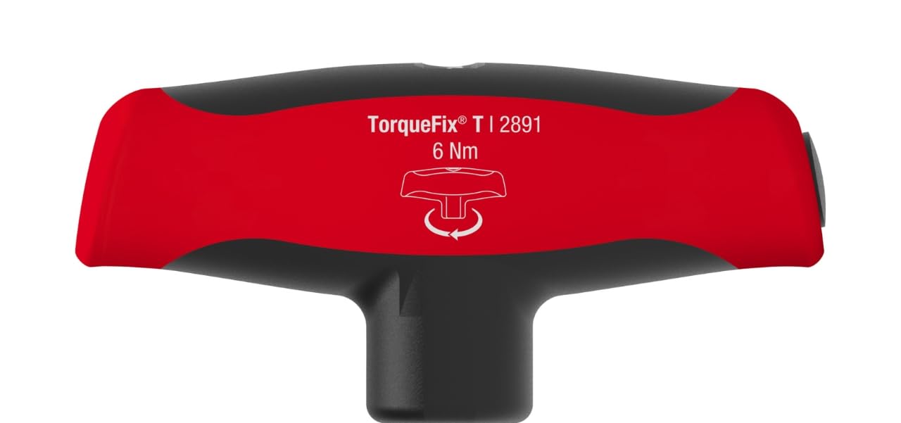 Wiha Destornillador dinamométrico con mango corredizo TorqueFix® T con limitación del par de apriete preajustada de forma fija 6.0 Nm (29228)