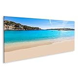 islandburner Cuadro en Lienzo Mallorca Playa de Porto Cristo Manacor Mallorca Isla Balear España Cuadros Decoracion Impresión Salon