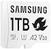 Samsung Memory MB-MD1T0SA Sonic PRO Plus MicroSD Card for Gaming Console, Action Cam and Drones 1TB, UHS-I U3, Up to 180MB/s
