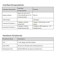 Hermosiey ESP32-Entwicklungsboard, 7-Kapazitives Touch-800x480-Display, ESP32-S3R8-MCU, Optionales RS485-Audio für Smart Home (A), Einfache Installation, Einfache Verwendung – Ansicht 5