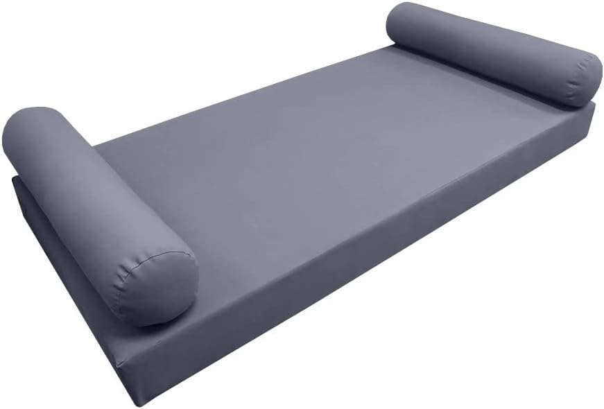 Style5 Crib Outdoor Daybed Mattress Bolster Knife Edge Insert and Cover Complete Set - AD001