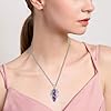 AEONSLOVE Amethyst Necklace for Women Men Dragon Pendant with Amethyst Crystal Viking Dragon Jewellery Energy Protection Healing Stones and Crystals Gifts for Boys Girls #4