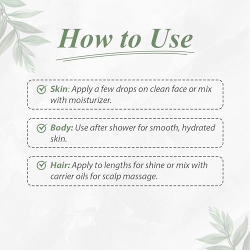 Image of Grapeseed Oil | 100% Pure Cold Pressed Carrier Oil for Glowing Skin & Strong Hair | Non-Greasy Moisturizer, Reduces Acne Scars & Wrinkles | 120 ml