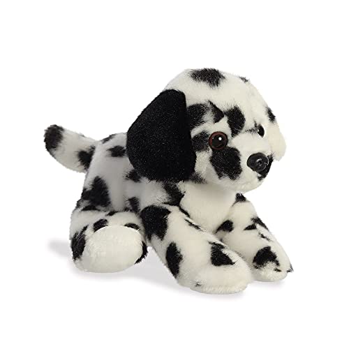 Aurora, 31821, Mini Flopsies Dipper Dalmatiner Hund, 20,3 cm, weiches Spielzeug, schwarz und weiß