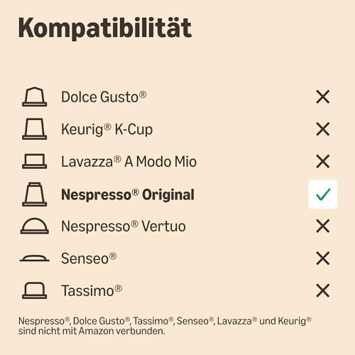 by Amazon Lungo Kunststoff-Kaffeekapseln, kompatibel mit Nespresso, mittlere Röstung, 100 Stück (2 Packungen à 50 Stück) – Rainforest Alliance-zertifiziert