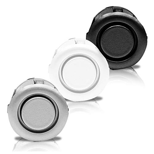 Sensor De Estacionamento Wireless 4 Pontos Display Led Sinal Sonoro Preto