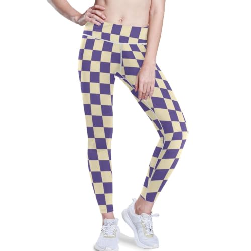 Pantalones de yoga de pierna delgada con control de abdomen en tejido elástico