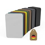 FUX 160 Unterlegplatten Abstandshalter Kunststoff 60x40 mm - Mix Set 1,5-20 mm - Verglasungsklötze & Montagekeile für Fenster, Holzbau & Terrasse