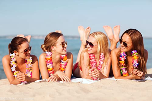 Ronghui RONGHUI122801 200 Pcs Hawaiian Leis Neck Vibrant Colors Assortment thumb #6