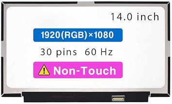14.0" Screen Replacement B140HAN03.6 for Lenovo Thinkpad X1 Carbon 5th Gen | 20HQ 20HR 20K3 20K4 FRU 00NY445 PN SD10K93515,LCD Display Panel 30 pin 60Hz FHD 1920 * 1080 Non-Touch
