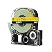 Epson LABELWORKS 212BYPX Genuine PET (Polyester) Tape Cartridge - Black on Yellow Industrial Label Maker Tape - 1/2