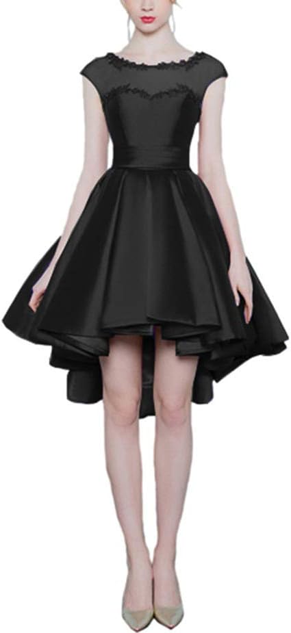 Low Prom Dresses with Illusion Neck 