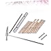 BESPORTBLE Kalimba 10 Key Repair Kit with Tuning Hammer DIY Musical Steel Keys for Kalimba Thumb Piano for Beginners and Music Lovers