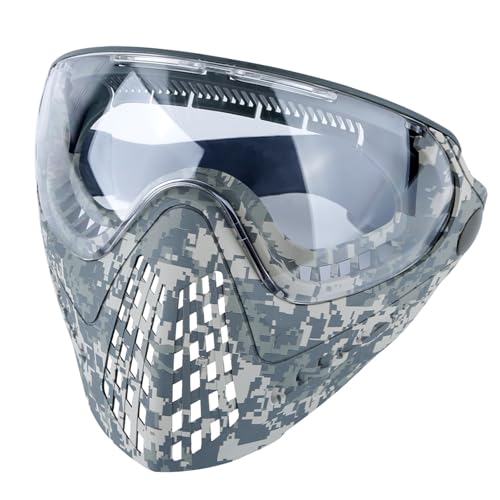 Masque airsoft intégral avec lunettes amovibles pour parties en forêt