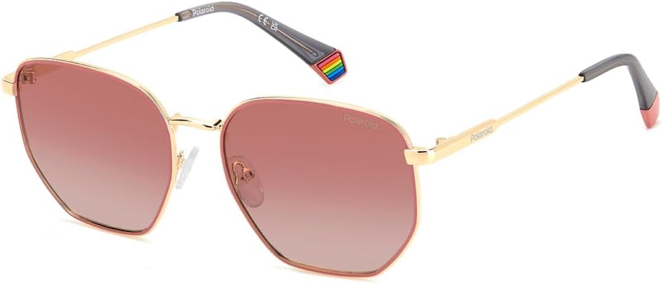 POLAROID PLD 6214/S/X EYR GOLD PINK 56/17/145 UNISEX Sunglasses