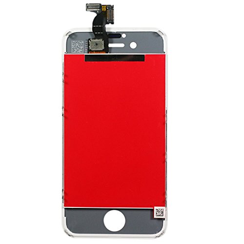 Sanka Lcd Screen Replacement Digitizer Full Set Frame Assembly For Iphone 4S White #TOP1