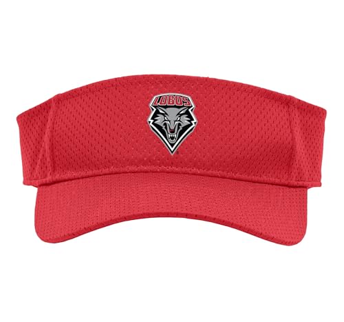 The University of New Mexico Lobos UNM20 Sport Sun Visor, Adult, One Size, Red