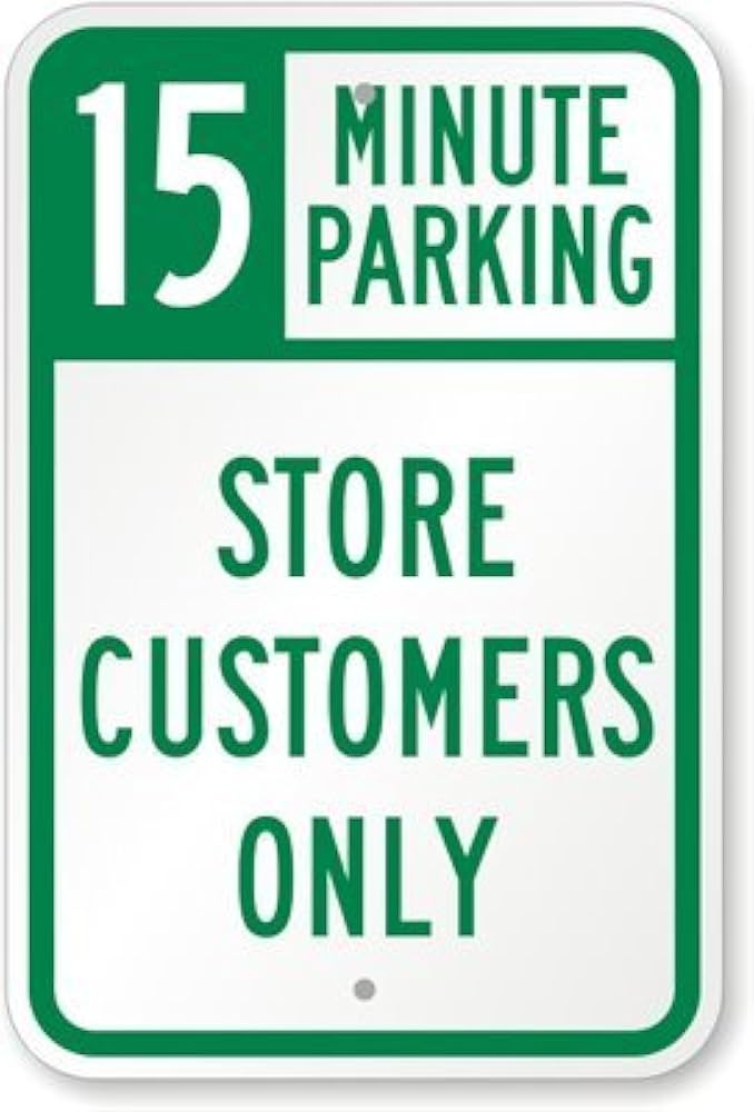 amazon-com-smartsign-18-x-12-inch-15-minute-parking-store-customers-only-metal-sign-63-mil-aluminum-3m-laminated-engineer-grade-reflective-material-green-and-white-made-in-usa-office-products for Free Printable Customer Parking Only Signs Amazon.com: SmartSign 18 x 12 inch “15 Minute Parking - Store Customers Only” Metal Sign, 63 mil Aluminum, 3M Laminated Engineer Grade Reflective Material, Green and White, Made in USA : Office Products for Free Printable Customer Parking Only Signs
