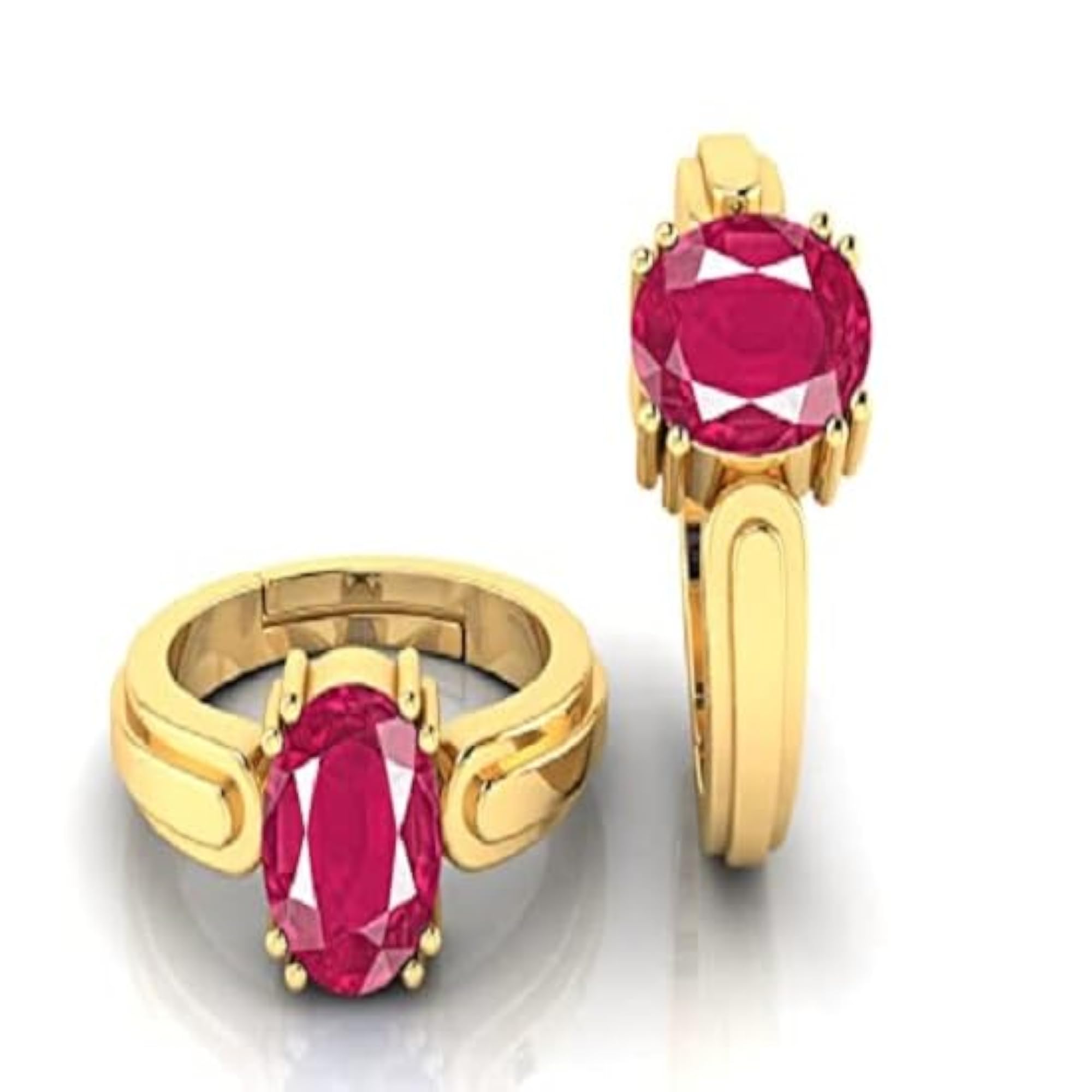 9.25 Ratti Ruby Adjustable Ring, Lab Certified