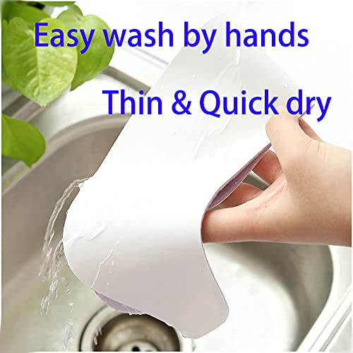 August Dream Bathroom Warmer Toilet Seat Cover Pads Closestool Sit Pad Toilet Seat Covers Pack Washable Dustproof Toilet Sit Pad Cover 2 Pairs Pink Blue #TOP5