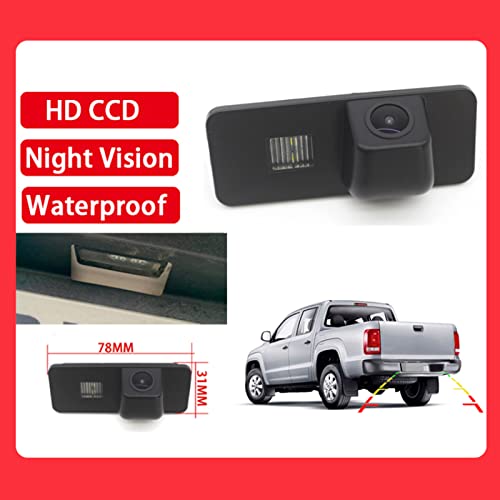 Câmara de imagem de marcha-atrás do carro,Para Amarok Robust 2010-2014,Câmera de visão traseira HD N