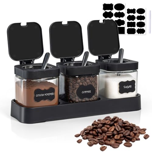 3-Piece Glass Coffee Container Set