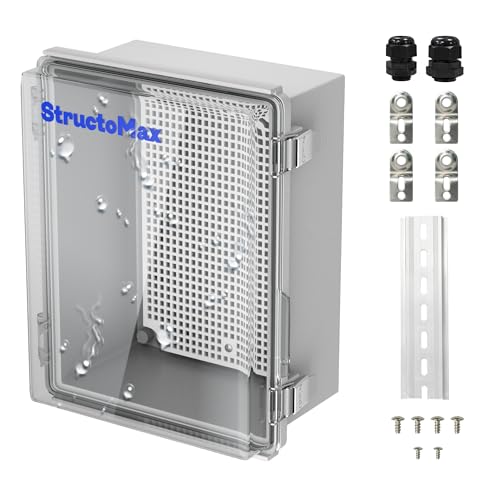 Outdoor Electrical Junction Box | IP67 Waterproof | Resistant ABS...