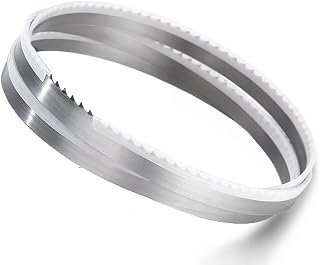JINGERL 2 Pieces 1650mm 65" Band Saw Blades Cutting Bone, Frozen Fish, Meat. 1650 X 16 X 0.56mm X 4Tpi Food Saw Blades 65" X 5/8" X 4T
