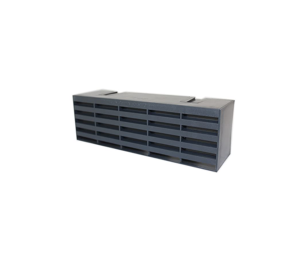 Timco Blue/Black Timloc Plastic Airbricks - Pack Of 20