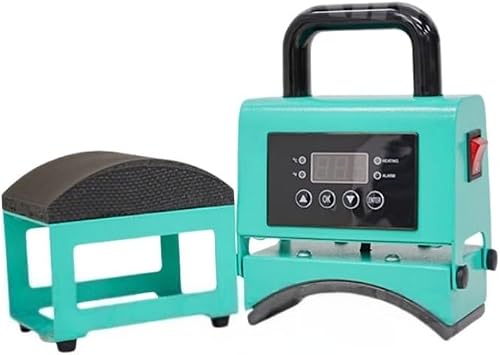 Hat Press, Hat Press Heat Machine, Heat Transfer Press Machine, Cap Machine, Mini Heat Press Machine, Smart Heat Press Machine, Curved Coated Heat Plate Hat Press Green