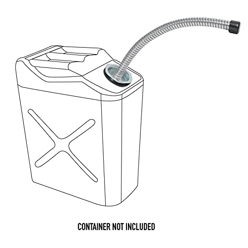 Image of Rothco Screw-On Gas Nozzle | Flexible replacement spout for fuel cans, easy‑pour design with secure fit to reduce spills during refueling use