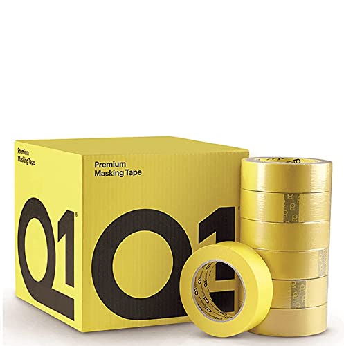 Q1 Premium Masking Tape 36mm x50 High Performance Automotive masking with a rubber-base adhesive with a 110°C Temperature Rsistance