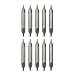 Produktbild Pxyelec HSS kombinierte Zentrierbohrer, Senker 60 Grad Winkel, Bit-Set, Werkzeug, 2 mm x 5 mm, 10 Stück