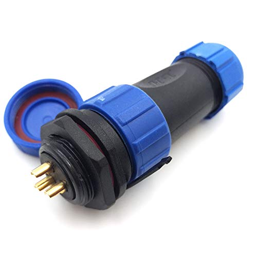 Szjelen Sp21 2Pin-12Pin Panel Mount Waterproof Connector Ip67,Aviation Plug And Socket,Industrial Electrial Power Connector (3Pin) #TOP1