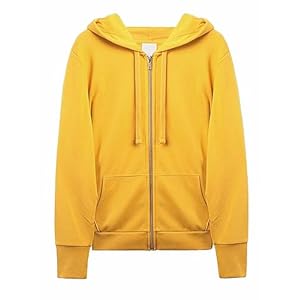 A2Y Women’s Causal Basic Simple Zip Up Hoodie Sweat Jacket