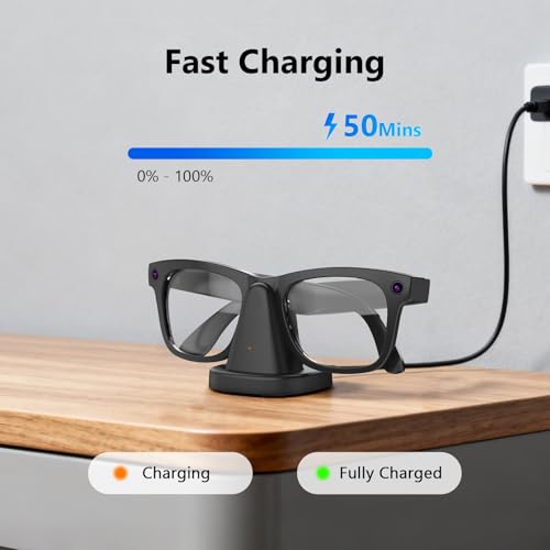 Charging Station for RayBan Meta(Gen 1) Smart Glasses,UAB-C Fast Safe Charging Dock,Replacement Charger for Wayfarer, Skyler, Headliner & Oakley HSTN(Charging Cable not Included) by YAJOJO - Image 5