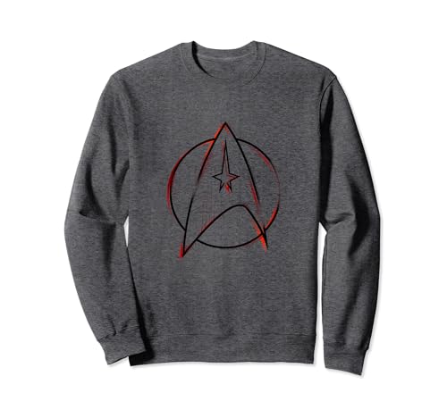 Star Trek: The Original Series Starfleet Sketch Red & Black Sweatshirt