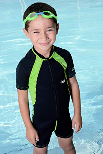 Cressi Unisex-Youth Long Sleeves, Black/Lime, 2X-Large #TOP1