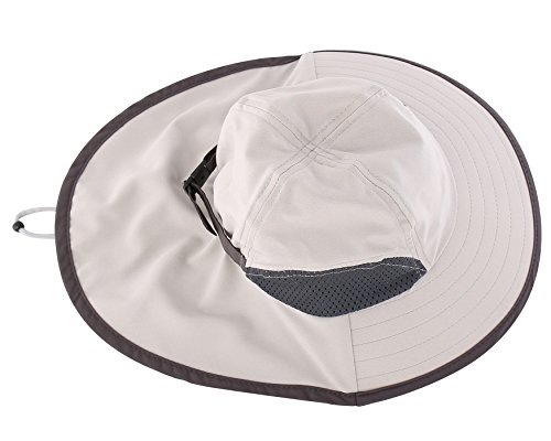 Connectyle Kids Summer Wide Brim Upf 50+ Sun Hats With Neck Flap Uv Sun Protection Bucket Hat Grey #TOP18