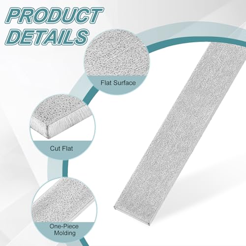 QUARKZMAN Edelstahl Flachstahl, 150mm x 15mm x 3mm(L*W*H) Stahlprofil Stahlblech Flacheisen für Konstruktionen, Stahlplatten, Flachstangen, Metallstangen, Flachstahlprofile, Bau & Handwerk