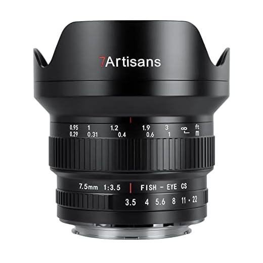 7artisans 7.5mm F3.5 Ultra Wide Fisheye Lens