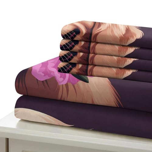 Parure de lit GNOME 200x200cm avec housse de couette microfibre 3D