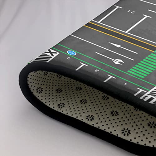Kids Rug City Road Traffic System Playmat Rugs - 5X7 Ft Kids Carpet With Rubber Backing,Street Play Mat Great For Playing With Cars For Bedroom Playroom - Non-Slip Have Fun Safe Nursery Rug #TOP3