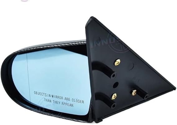 Racing Spoon Carbon Fiber Look Side Rear View Mirror,Compatible For Honda Civic EG EK 92-00 4-Doors(21C Black EG 2Dr)