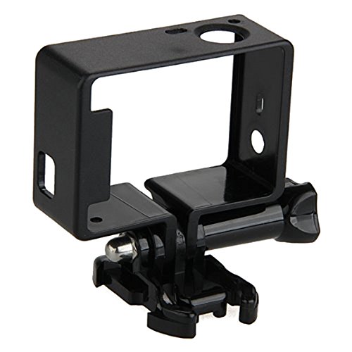 Preisvergleich Produktbild Cikuso Rahmen + Grundplatte Frame Mount Rahmenhalterung Halter Fuer Gopro Hero 3 Schwarz