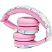 Snug Play+ Kids Headphones – Volume Limited 93dB for Safe Listening – Foldable, Durable Headphones for Toddlers, Boys & Girls – Tangle-Free Cord – Ideal for Travel, School, Tablets - Unicorns