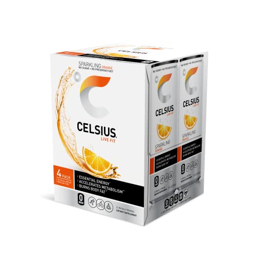 Celsius Sparkling Orange, Functional Essential Energy Drink 12 Fl Oz (Pack Of 24) #TOP1