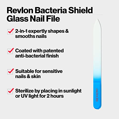 Revlon Bacteria Shield Glass Nail File #TOP1