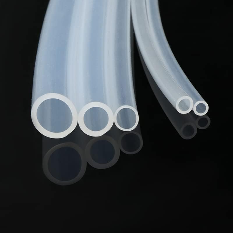 1M/pc Clear Silicone Rubber Hose Transparent Flexible Silicone Tube Diameter 10mm /11mm /12mm/ 14mm/ 16mm/ 18mm /20mm /30mm /50mm Tube (Color : Clear, Specification : ID 19mm x 25mm OD)